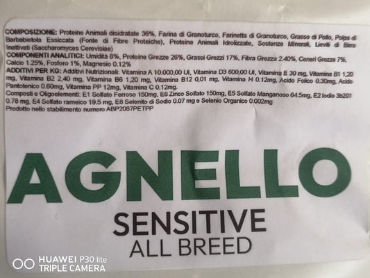 Line Super Premium specifica VET sensitive agnello 20Kg